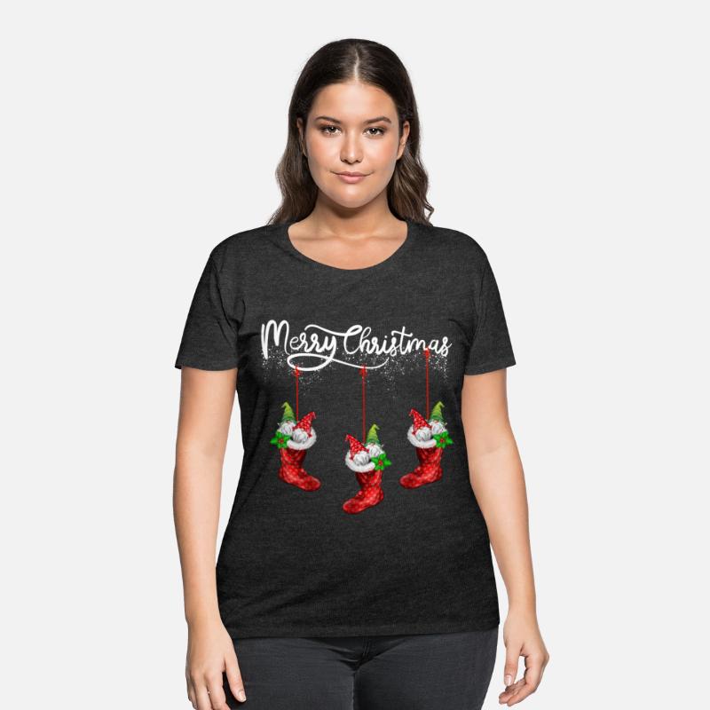 Funny Gnomes In Christmas Sock Merry Christmas