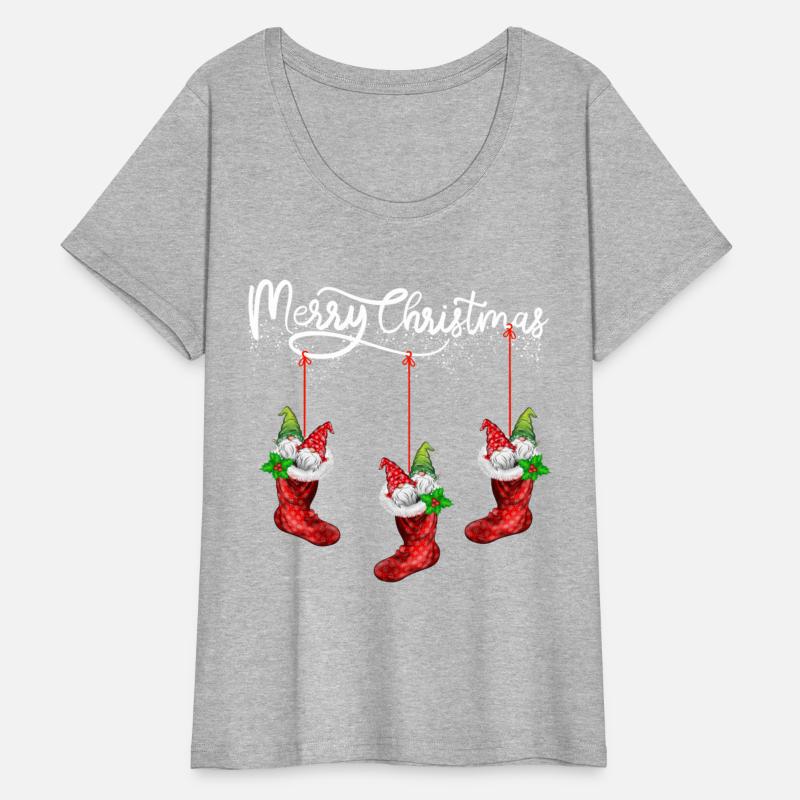 Funny Gnomes In Christmas Sock Merry Christmas