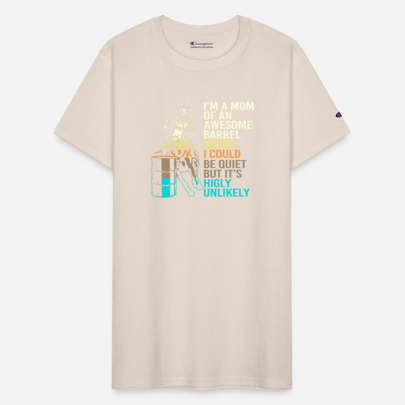 Funny Horseback Riding Cowgirl Barrel Racing Mom