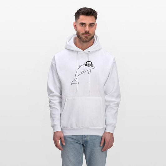 Funny Jumping DJ Dolphin Sunglasses Music Party