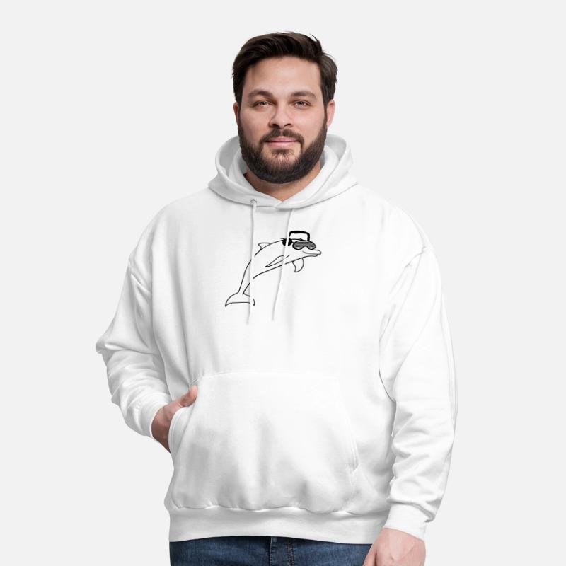 Funny Jumping DJ Dolphin Sunglasses Music Party