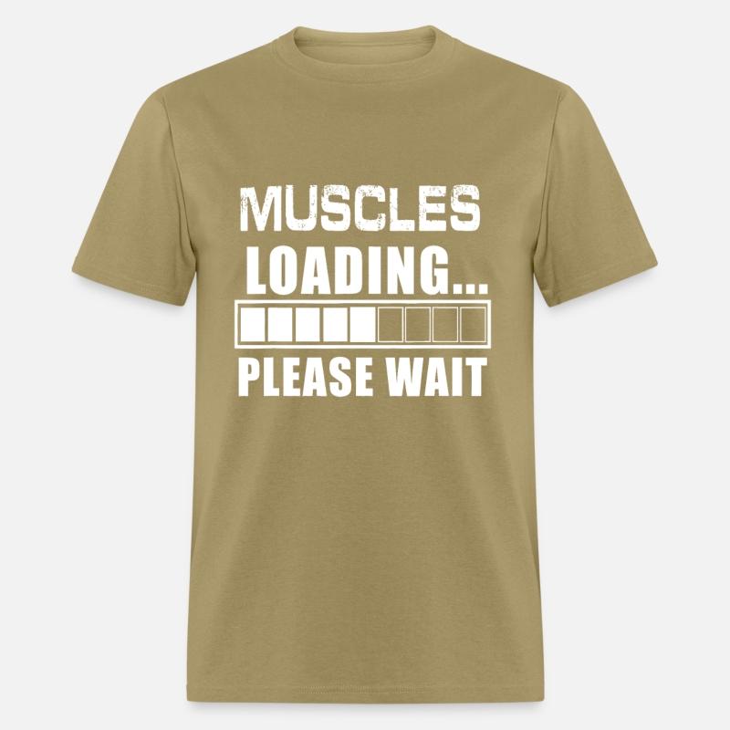 Funny Muscles Loading Please Wait Body Builder Gym