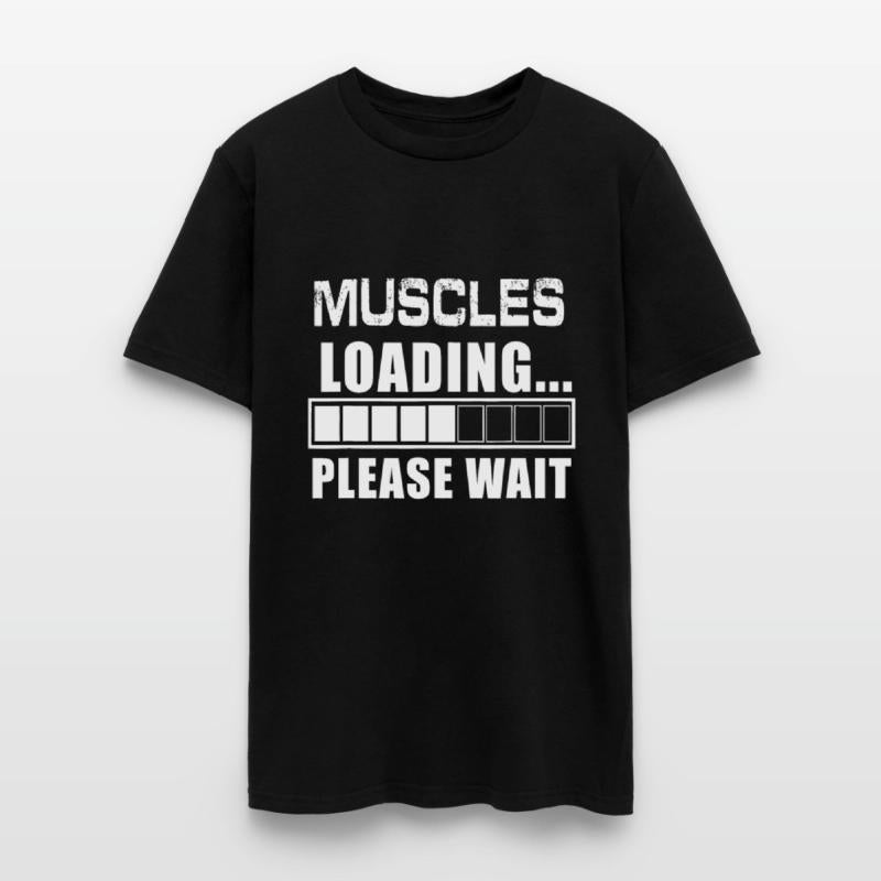Funny Muscles Loading Please Wait Body Builder Gym