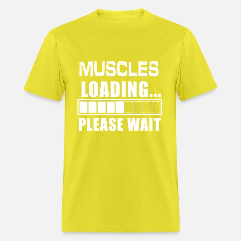 Funny Muscles Loading Please Wait Body Builder Gym