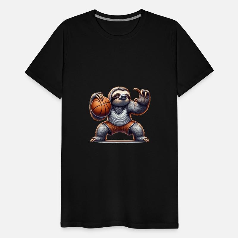 Funny Sloth Playing Basketball for Basketball