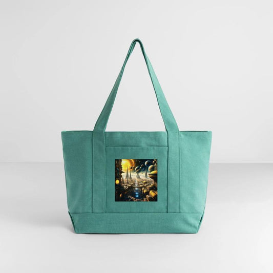 Future World Space City Panorama Sci-fi Style