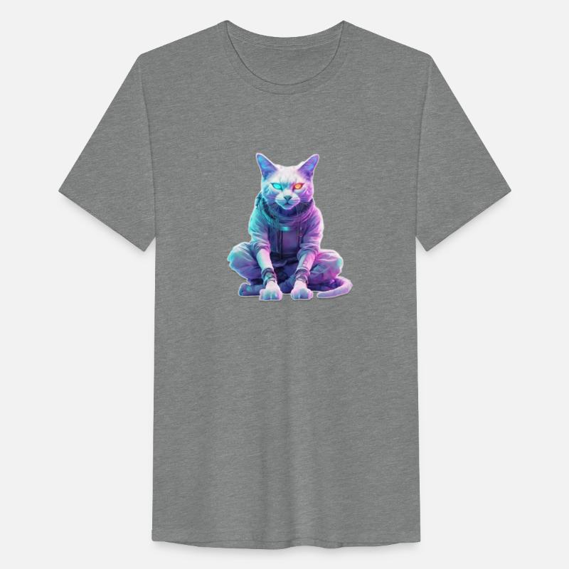 Futuristic Cyberpunk Cat