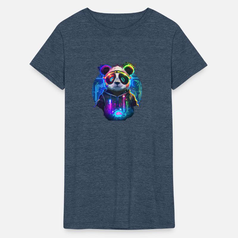 Futuristic Frenzy: Neon Panda Pop Art