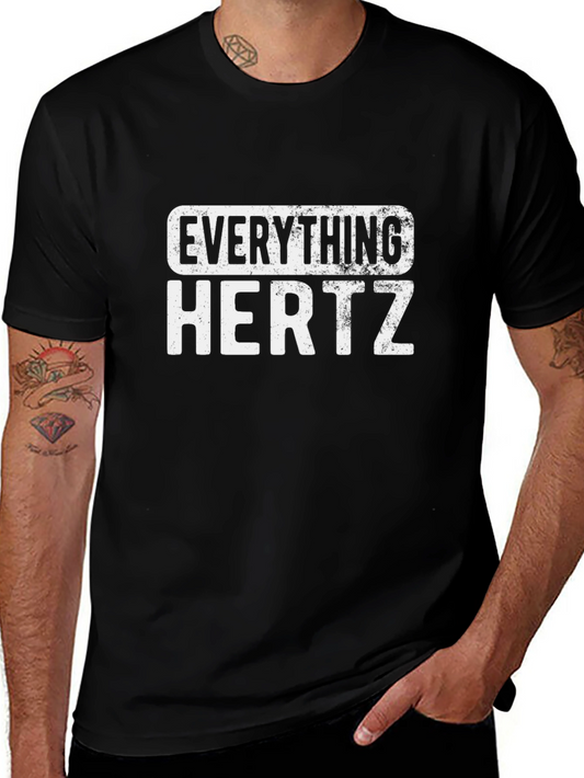 Everything Hertz Black Graphic Tee