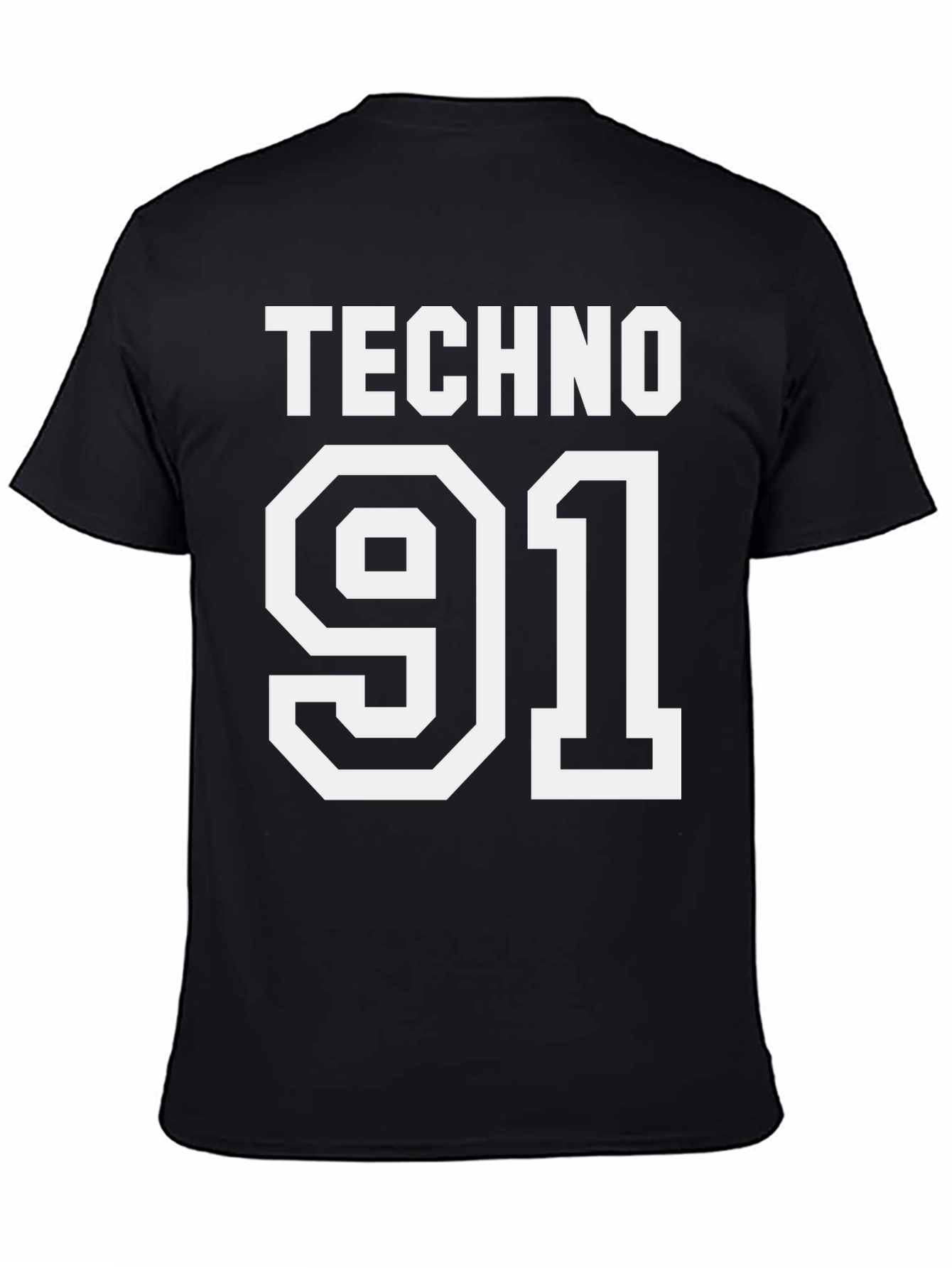 Techno 91 Black Graphic T-Shirt