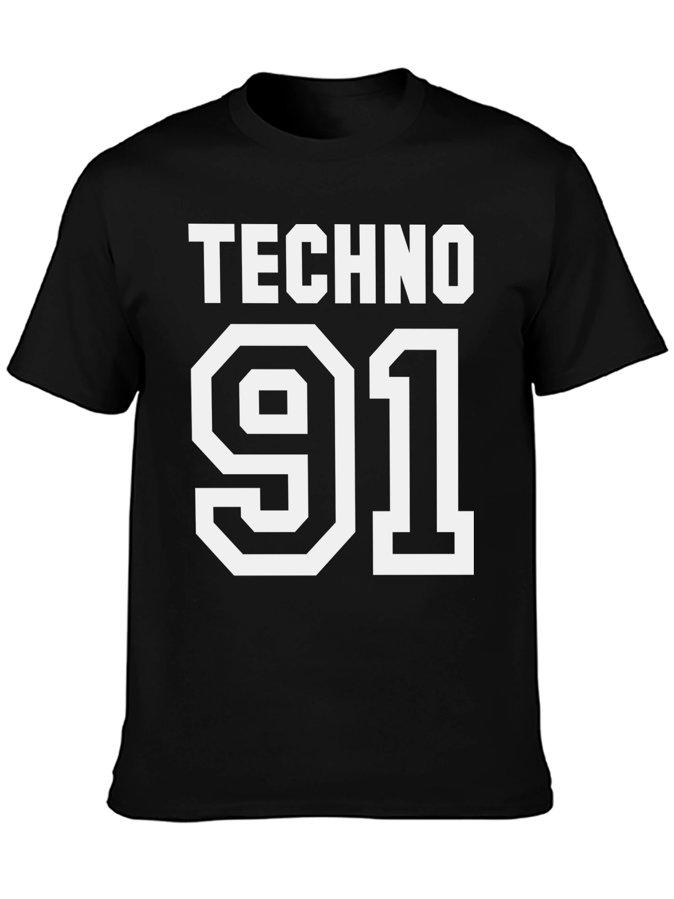 Techno 91 Black Graphic T-Shirt