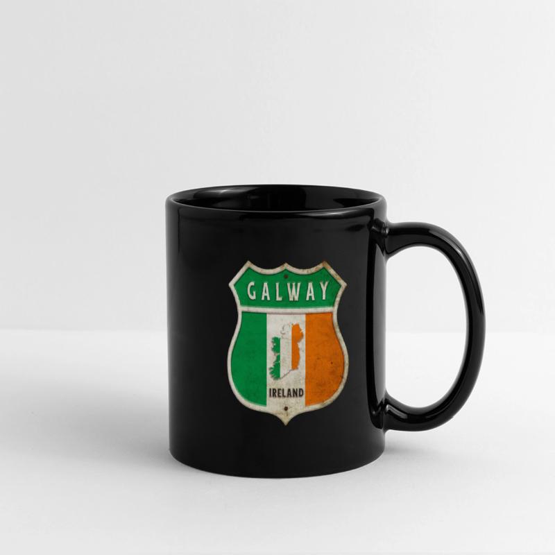 Galway ireland coat of arms flags design