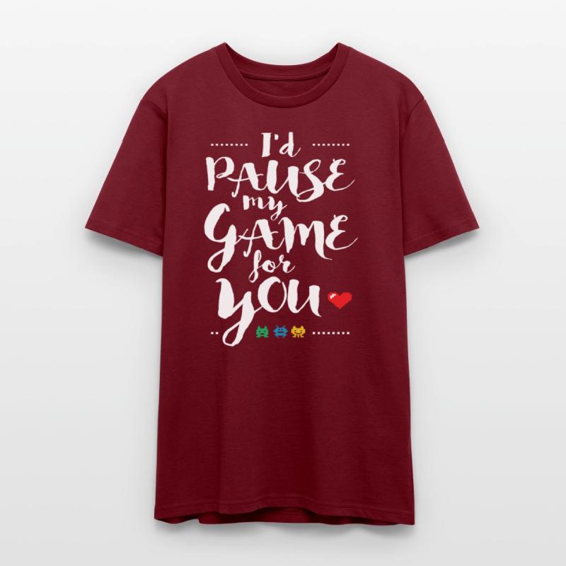 Gamer Shirt Pause Game