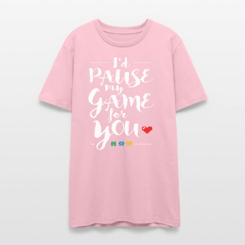 Gamer Shirt Pause Game