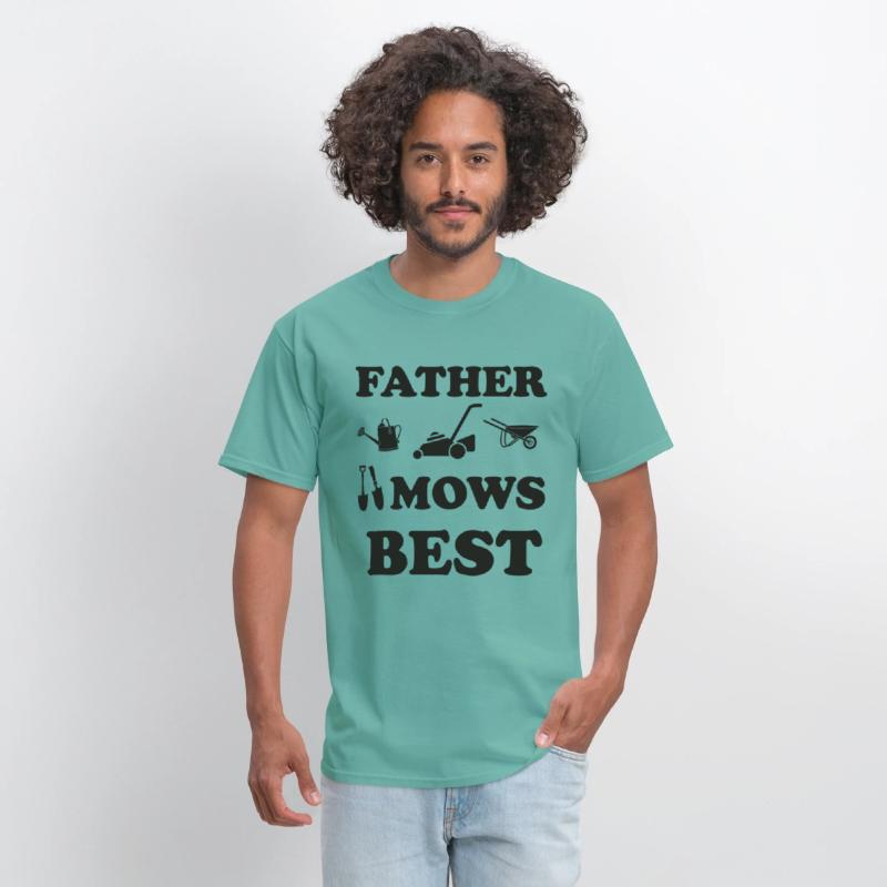 Gardening funny father's day lawn mower cool dad