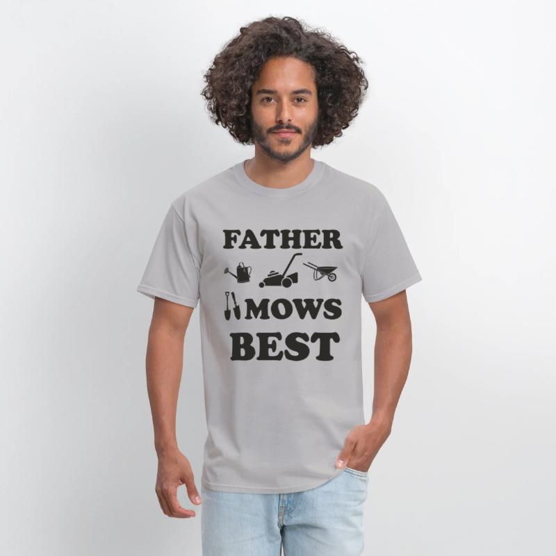 Gardening funny father's day lawn mower cool dad