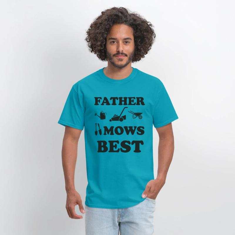 Gardening funny father's day lawn mower cool dad