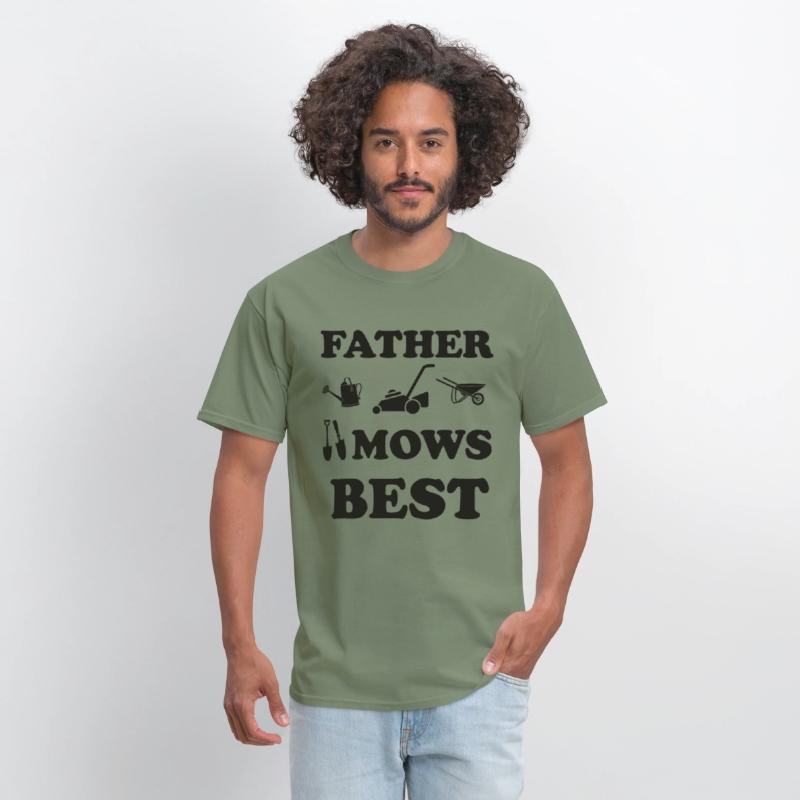 Gardening funny father's day lawn mower cool dad