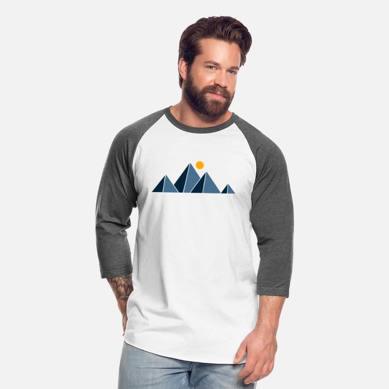 Geometric Mountain Sunrise
