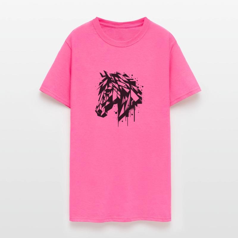 Geometric Vintage Horse Head Portrait