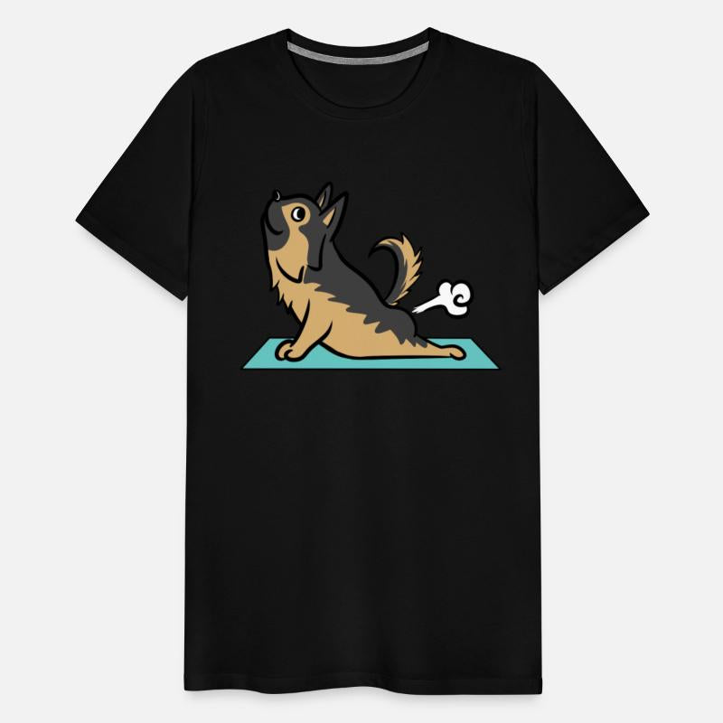 German Shepherd Yoga Pose