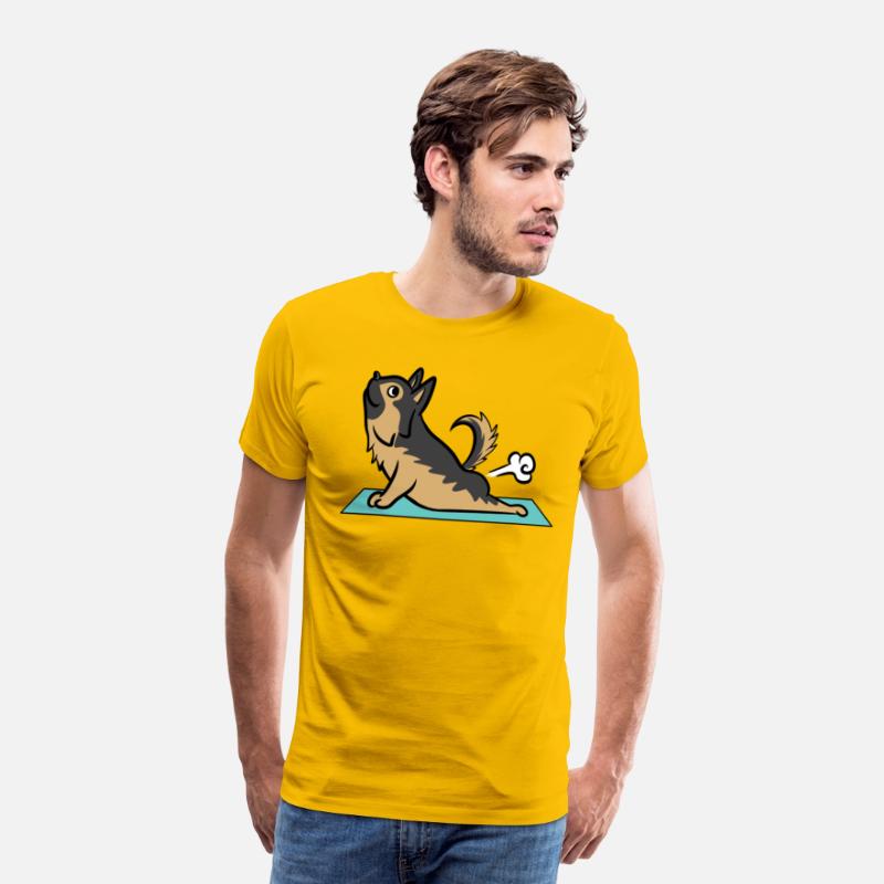 German Shepherd Yoga Pose