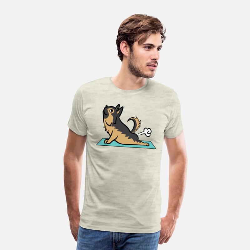 German Shepherd Yoga Pose