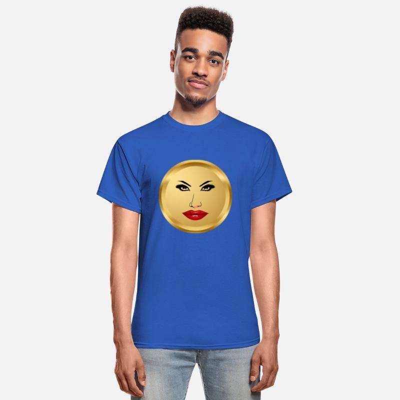 Golden Women Smiling Face