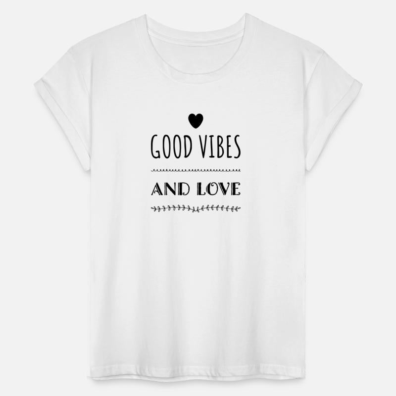 Good vibes and love - black