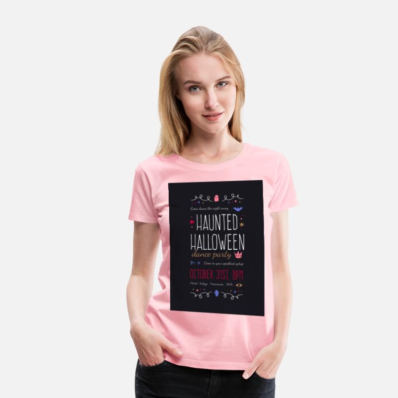 Graphic Haunted Halloween Dance Party Invitation