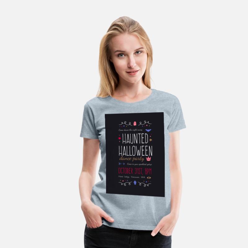 Graphic Haunted Halloween Dance Party Invitation