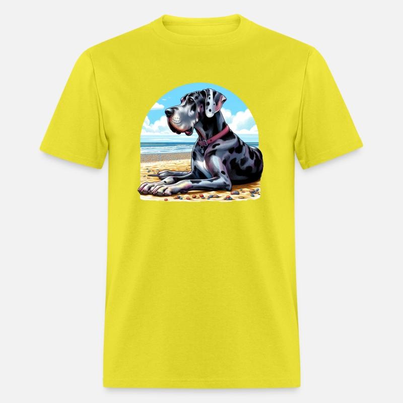 Great Dane On The Beach