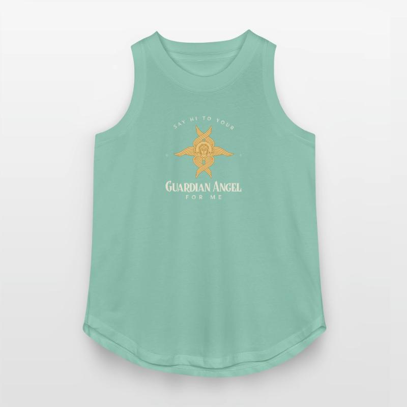 Guardian Angel Emblem T-Shirt Design