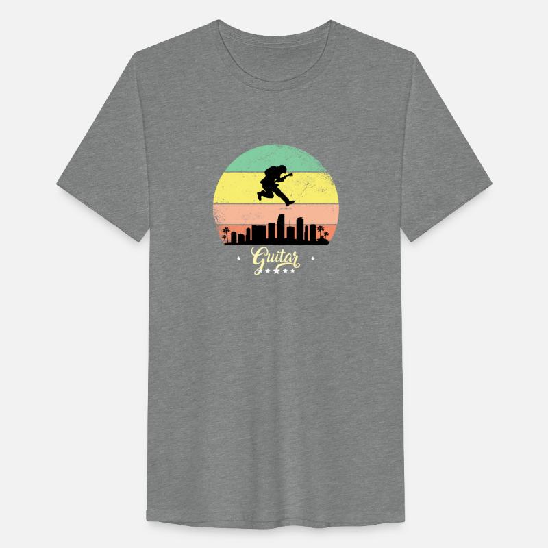 Guitar Vintage Music Retro Sunset