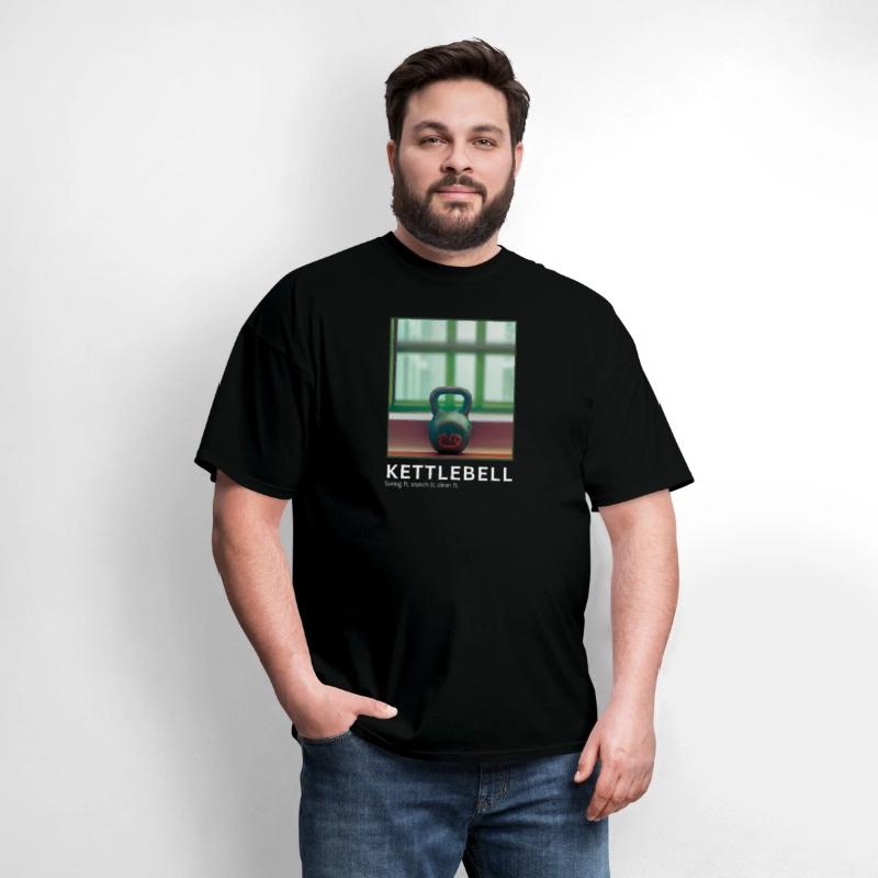 Gym Kettlebell Artistic Design