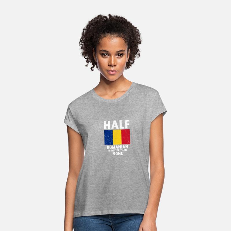 Half Romanian Is Better Than None National Flag Ro