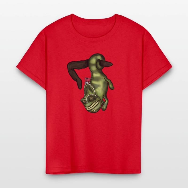 Hang Tight Chameleon - Crazy Cool Kids Shirt Desig