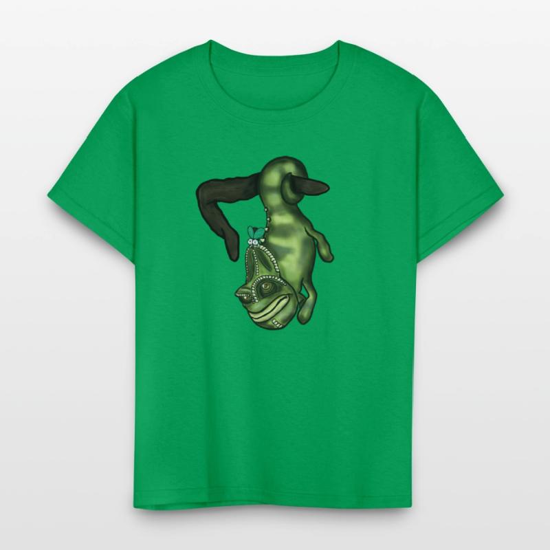 Hang Tight Chameleon - Crazy Cool Kids Shirt Desig