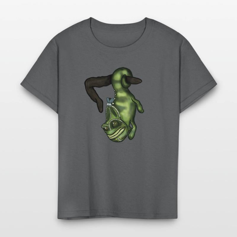 Hang Tight Chameleon - Crazy Cool Kids Shirt Desig