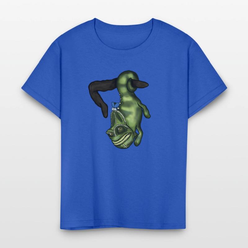 Hang Tight Chameleon - Crazy Cool Kids Shirt Desig