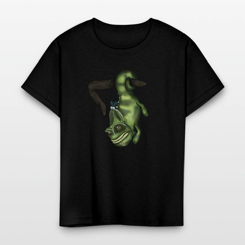 Hang Tight Chameleon - Crazy Cool Kids Shirt Desig