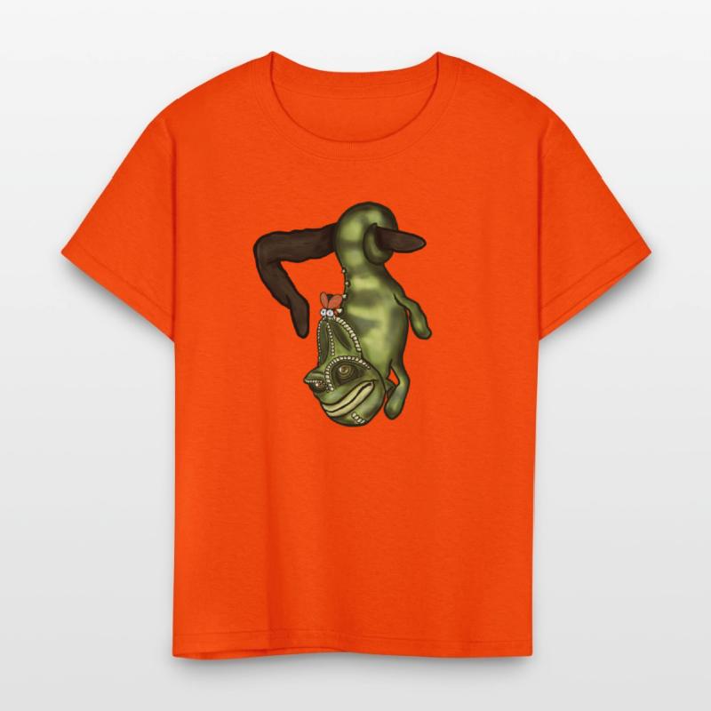 Hang Tight Chameleon - Crazy Cool Kids Shirt Desig