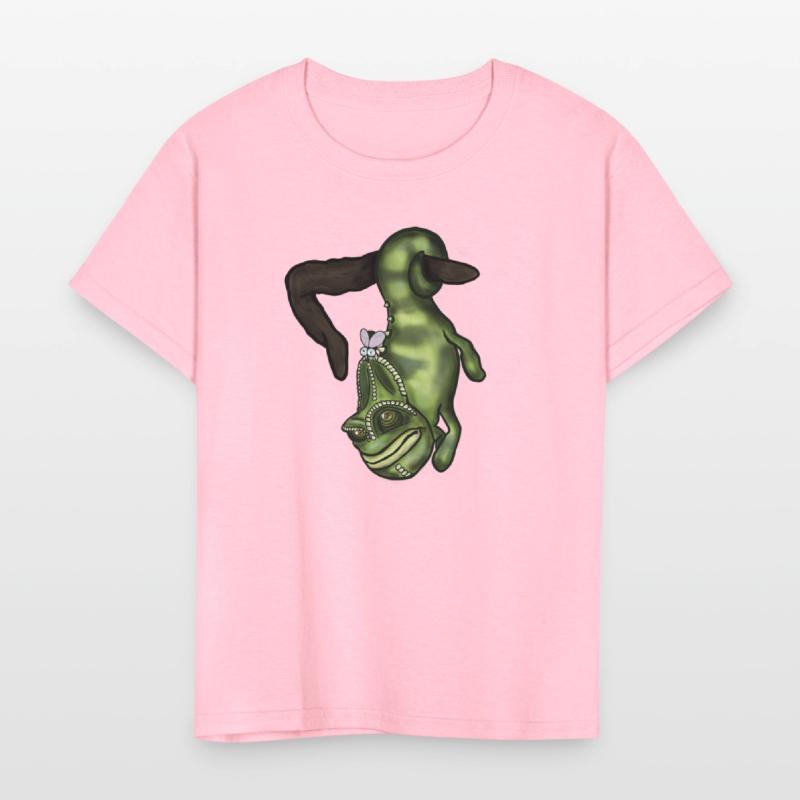 Hang Tight Chameleon - Crazy Cool Kids Shirt Desig