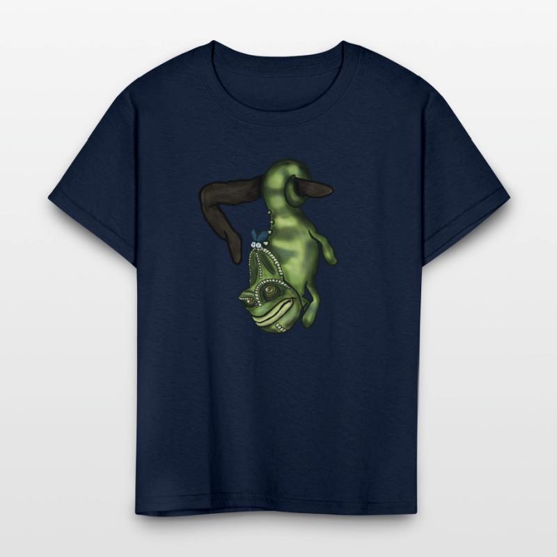 Hang Tight Chameleon - Crazy Cool Kids Shirt Desig