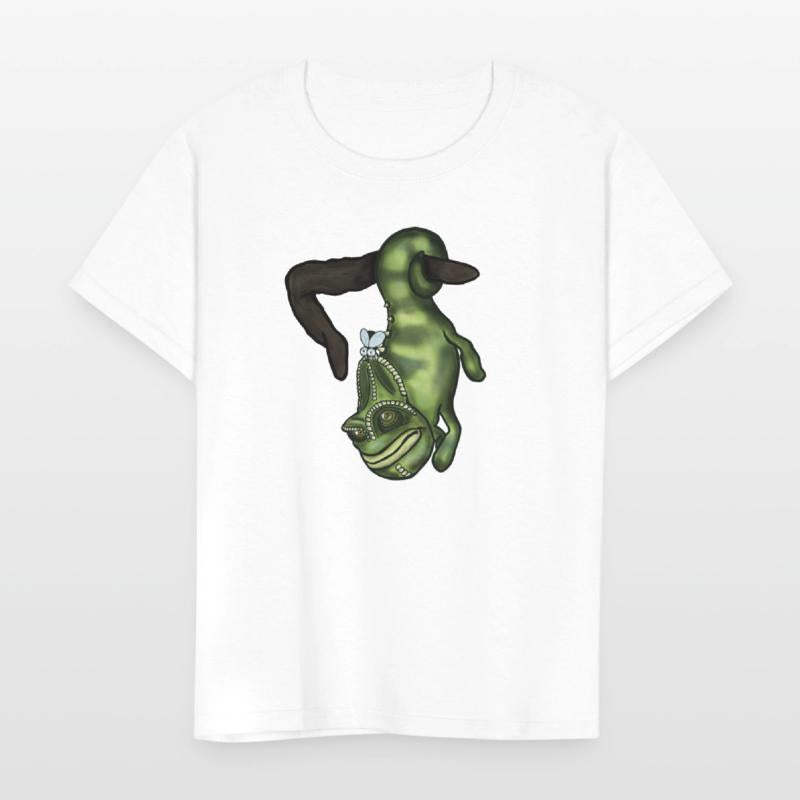 Hang Tight Chameleon - Crazy Cool Kids Shirt Desig