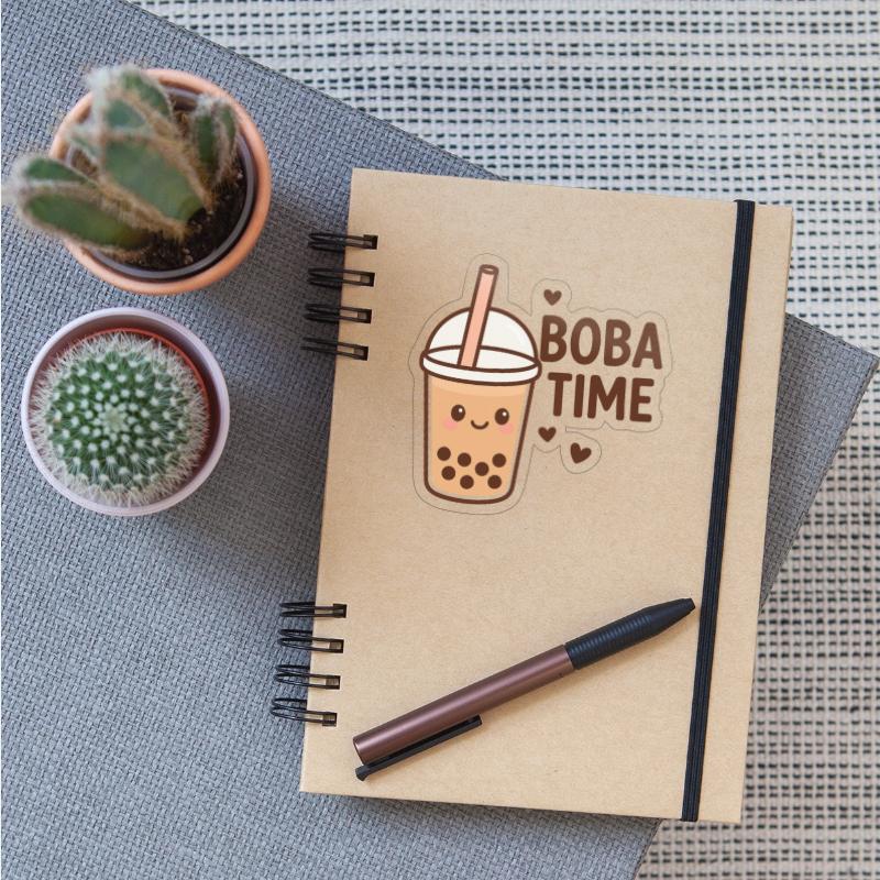 Happy Boba Time – Cute Bubble Tea Art