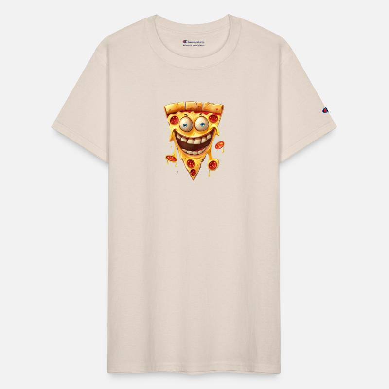 Happy Pepperoni Pizza Slice