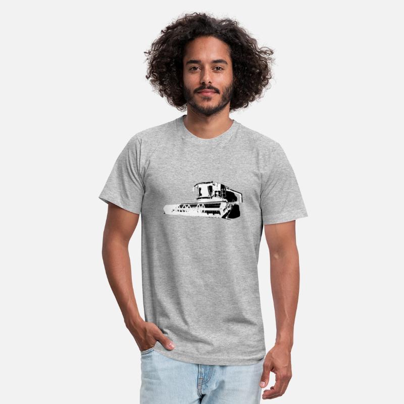 Harvester grain corn threshing crop farmer