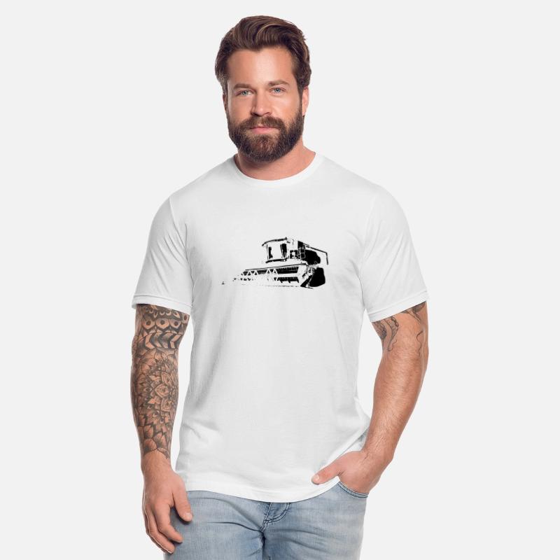 Harvester grain corn threshing crop farmer