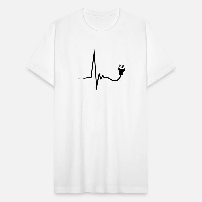 heartbeat current line plug power socket connect p